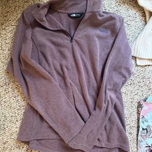 The North Face Plum Half-Zip Fleece